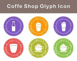 Coffe Shop Vector Icon Set