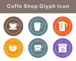 Coffe Shop Vector Icon Set