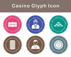 casino vector icono conjunto