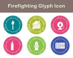 Firefighting Vector Icon Set