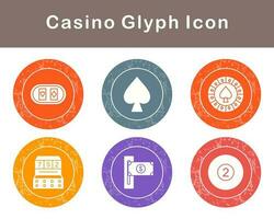 casino vector icono conjunto