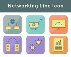 Networking Vector Icon Set