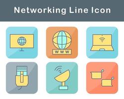 Networking Vector Icon Set