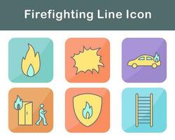 Firefighting Vector Icon Set