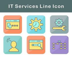 IT Services Vector Icon Set