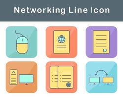 Networking Vector Icon Set