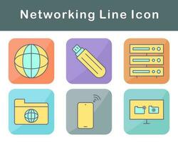 Networking Vector Icon Set