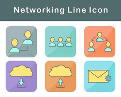 Networking Vector Icon Set