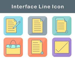 Interface Vector Icon Set