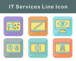 IT Services Vector Icon Set