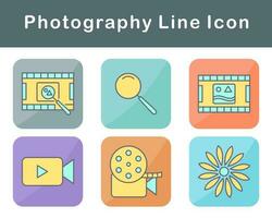 Photography Vector Icon Set