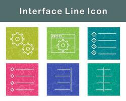 interfaz vector icono conjunto