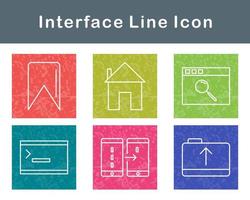 interfaz vector icono conjunto