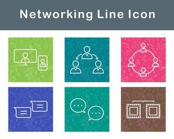 Networking Vector Icon Set