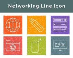 Networking Vector Icon Set