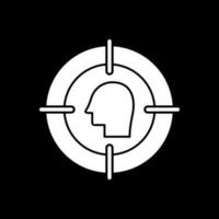 diseño de icono de vector de caza de cabeza