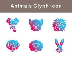 Animals Vector Icon Set