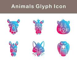 Animals Vector Icon Set