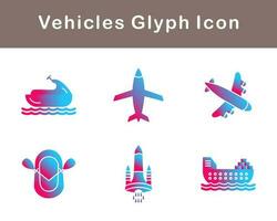 Vehicles Vector Icon Set