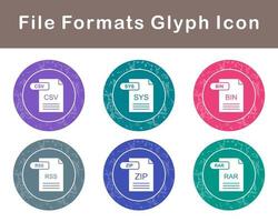 File Formats Vector Icon Set