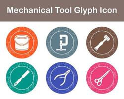 Mechanical Tool Vector Icon Set