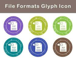 File Formats Vector Icon Set