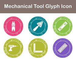 Mechanical Tool Vector Icon Set