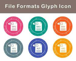 File Formats Vector Icon Set