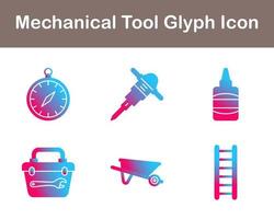 Mechanical Tool Vector Icon Set