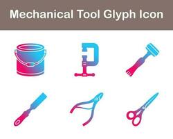 Mechanical Tool Vector Icon Set