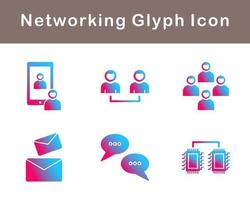 Networking Vector Icon Set