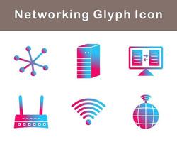 Networking Vector Icon Set