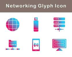 Networking Vector Icon Set