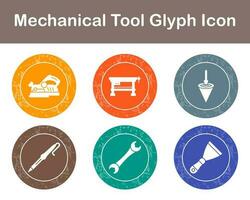 Mechanical Tool Vector Icon Set