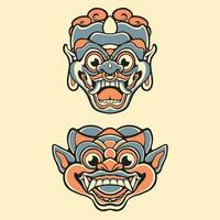 Balinese Traditional Mask vector