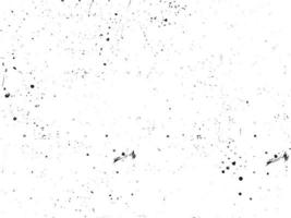 Grunge background vector illustration. Black and white messy texture with scratches and dots. Distressed overlay effect for retro design. Abstract dirty surface with empty space. EPS10.