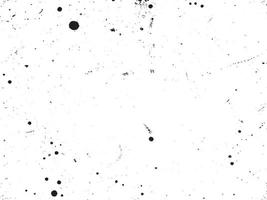 Grunge background vector illustration. Black and white messy texture with scratches and dots. Distressed overlay effect for retro design. Abstract dirty surface with empty space. EPS10.