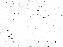 Grunge background vector illustration. Black and white messy texture with scratches and dots. Distressed overlay effect for retro design. Abstract dirty surface with empty space. EPS10.