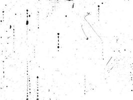 Grunge background vector illustration. Black and white messy texture with scratches and dots. Distressed overlay effect for retro design. Abstract dirty surface with empty space. EPS10.