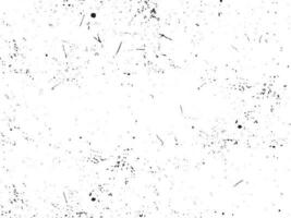 Grunge background vector illustration. Black and white messy texture with scratches and dots. Distressed overlay effect for retro design. Abstract dirty surface with empty space. EPS10.