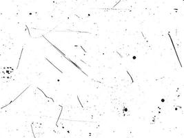 Grunge background vector illustration. Black and white messy texture with scratches and dots. Distressed overlay effect for retro design. Abstract dirty surface with empty space. EPS10.