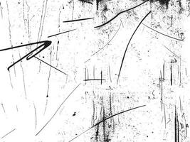 Black and White Grunge Texture with Splatter and Scratch Effects. vector