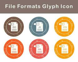 File Formats Vector Icon Set