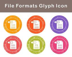 File Formats Vector Icon Set