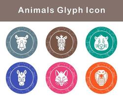 Animals Vector Icon Set