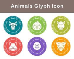 animales vector icono conjunto