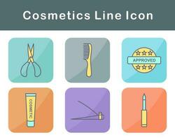 Cosmetics Vector Icon Set