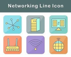 Networking Vector Icon Set