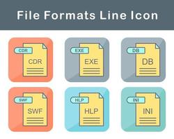 File Formats Vector Icon Set