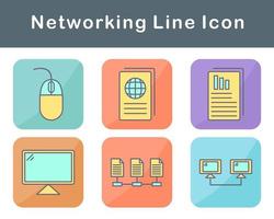 Networking Vector Icon Set